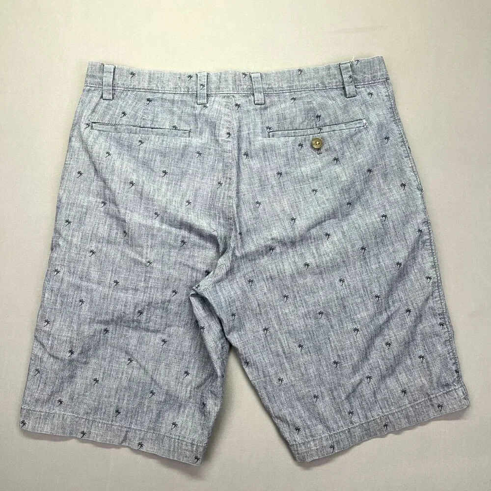Banana Republic Mens Cotton Hawaiian Slash Pockets‎ Shorts Size 32
